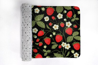 Tapis de bain Tapis de bain Des fraises