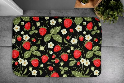 Tapis de bain Tapis de bain Des fraises