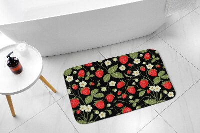 Tapis de bain Tapis de bain Des fraises