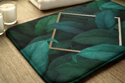 Tapis de bain Tapis de bain Feuilles tropicales