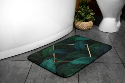 Tapis de bain Tapis de bain Feuilles tropicales