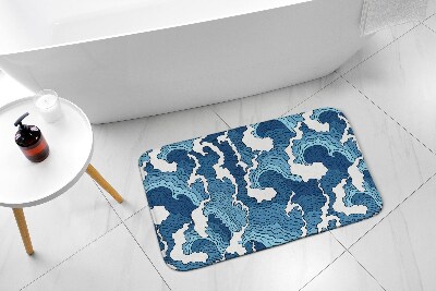 Tapis de bain Tapis de bain Vagues japonaises