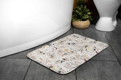 Tapis de bain Tapis de bain Abstraction des plantes