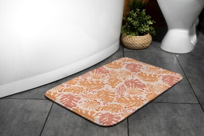 Tapis de bain Tapis de bain Modèle de feuilles