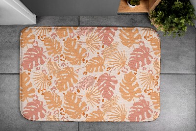 Tapis de bain Tapis de bain Modèle de feuilles