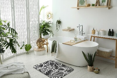 Tapis salle de bain Tapis salle de bain Abstraction des plantes