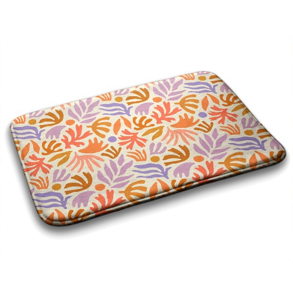 Tapis de bain Tapis de bain Abstraction des plantes