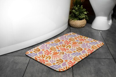 Tapis de bain Tapis de bain Abstraction des plantes