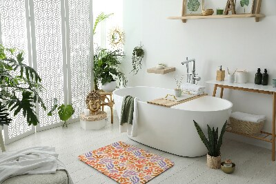 Tapis de bain Tapis de bain Abstraction des plantes