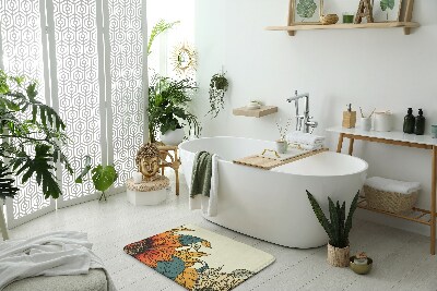 Tapis de salle de bain Tapis de salle de bain Fleur de tournesol
