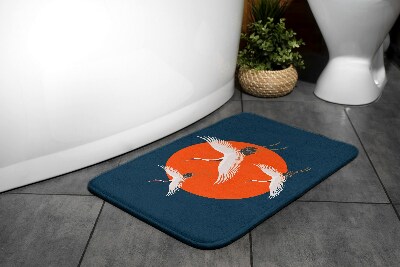 Tapis de bain Tapis de bain Grue japonaise