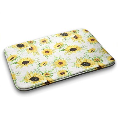 Tapis de bain Tapis de bain Fleurs de tournesol