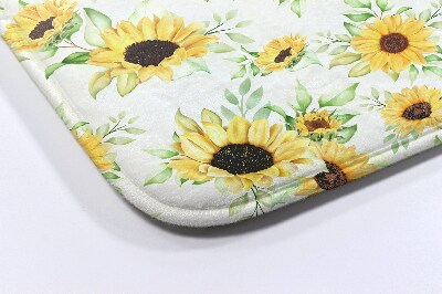 Tapis de bain Tapis de bain Fleurs de tournesol