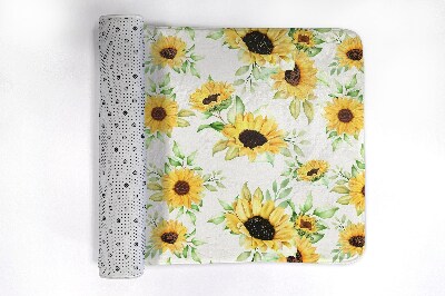 Tapis de bain Tapis de bain Fleurs de tournesol