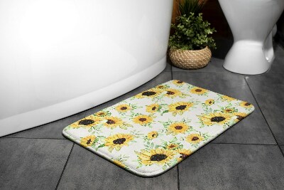 Tapis de bain Tapis de bain Fleurs de tournesol