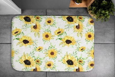 Tapis de bain Tapis de bain Fleurs de tournesol