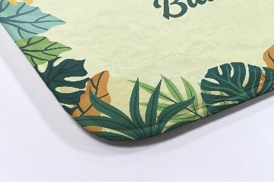 Tapis de bain Tapis de bain Feuilles tropicales