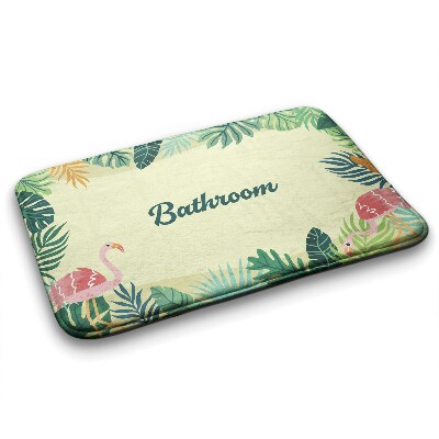 Tapis salle de bain Tapis salle de bain Animaux tropicaux