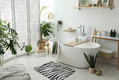 Tapis bain Tapis bain Rayures zèbres