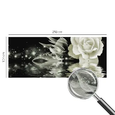 Papier peint photographique intissé Rose lumineuse