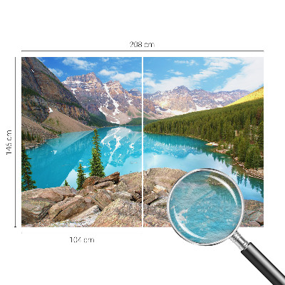 Papier peint panoramique enfant Modré jazero