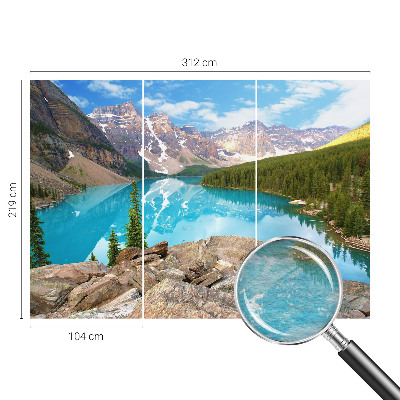 Papier peint panoramique enfant Modré jazero