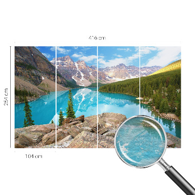 Papier peint panoramique enfant Modré jazero