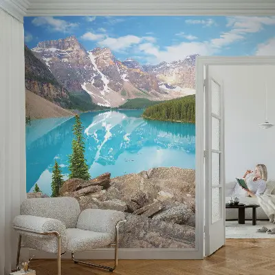 Papier peint intissé Lac Bleu