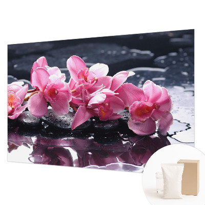 Papier peint panoramique moderne zélégance florale en motif contemporain