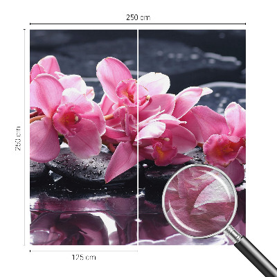Papier peint panoramique moderne zélégance florale en motif contemporain