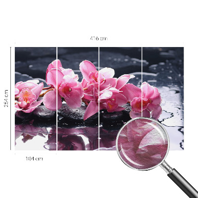 Papier peint panoramique moderne Kvetinová elegancia