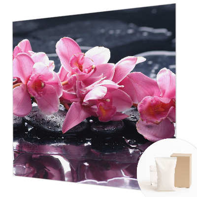 Papier peint panoramique moderne zélégance florale en motif contemporain