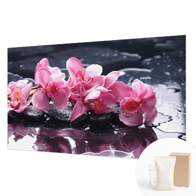 Papier peint panoramique moderne zélégance florale en motif contemporain