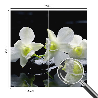 Papier peint panoramique tendance Kvety a kamene