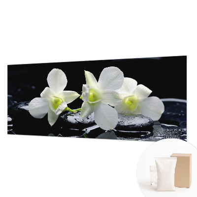 Papier peint panoramique tendance Kvety a kamene