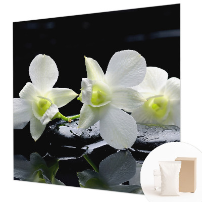 Papier peint panoramique tendance Kvety a kamene