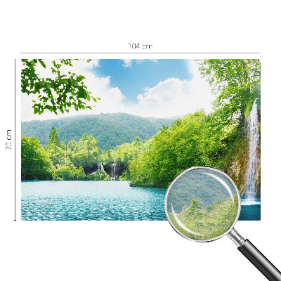 Papier peint panoramique de haute qualité Prírodný vodopád