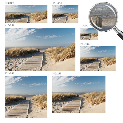 Papier peint panoramique intissé moderne à motif « Morská cesta »