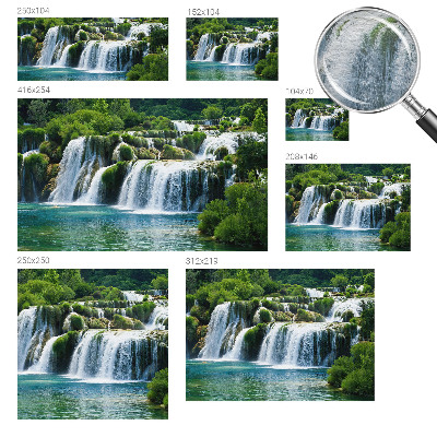 Papier peint photographique avec un motif évoquant une harmonie naturelle