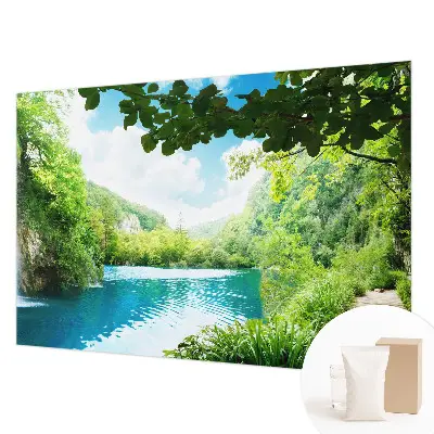 Papier peint intissé oasis naturelle
