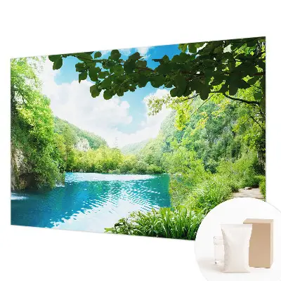 Papier peint intissé oasis naturelle