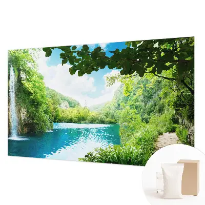 Papier peint intissé oasis naturelle
