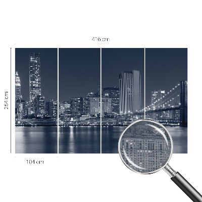 Décoration murale panoramique intissé Nočné mesto