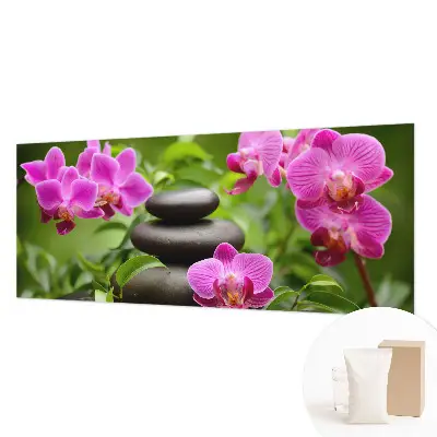 Papier peint intissé Pierres d'orchidées