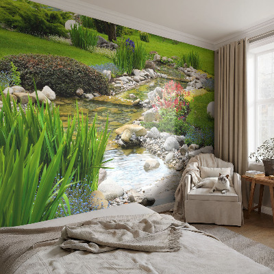 Papier peint panoramique avec le motif « Idylická záhrada »