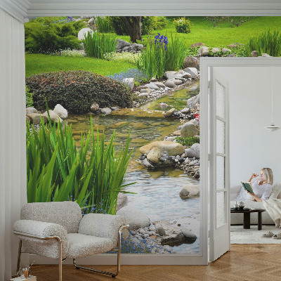 Papier peint panoramique avec le motif « Idylická záhrada »