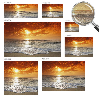 Papier peint panoramique sur mesure Oceánske vlny