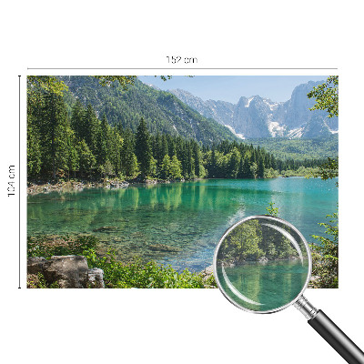 Papier peint panoramique de haute qualité Zelené jazero