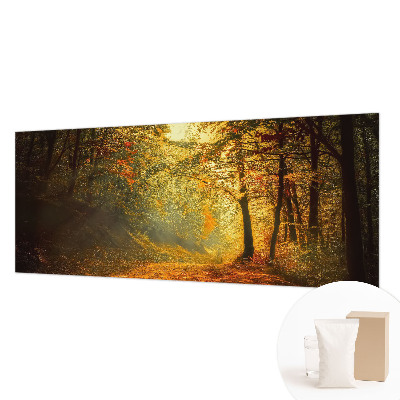 Papier peint panoramique facile à poser avec un motif de paysage automnal