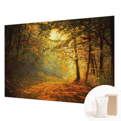 Papier peint panoramique facile à poser avec un motif de paysage automnal